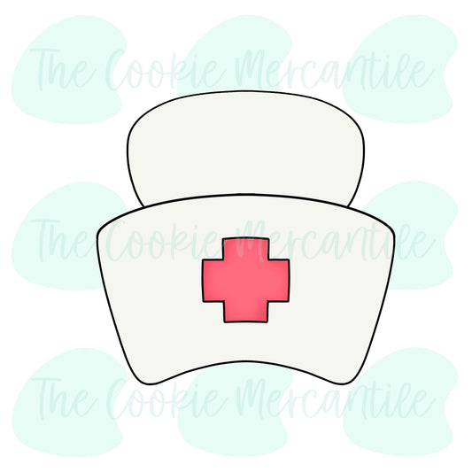 Chubby Nurse Hat  - Cookie Cutter