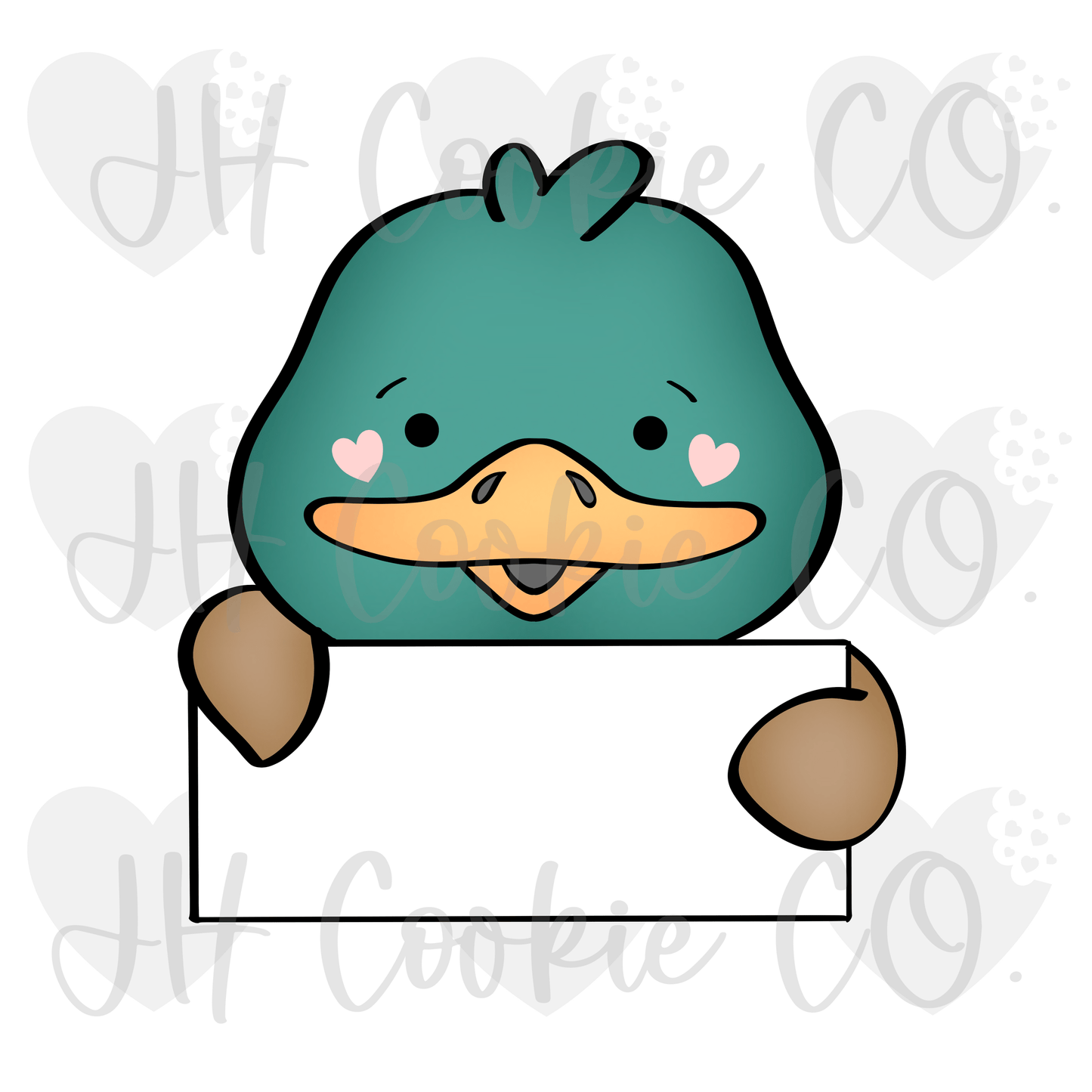 Duck Name Plaque (2022) - Cookie Cutter