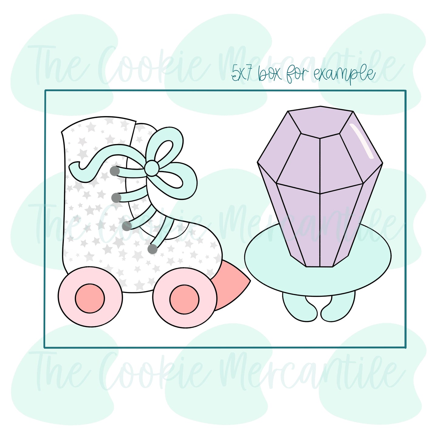 Roller Skate & Ring Pop [We go together like] - Cookie Cutter