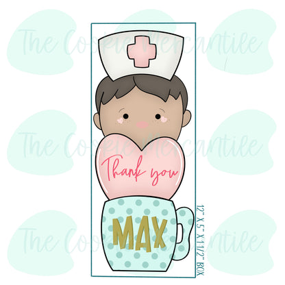 Boy Nurse Stackable Set  -  Cookie Cutter