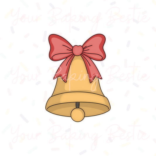 YBB - Bell with Bow - Cookie Cutter