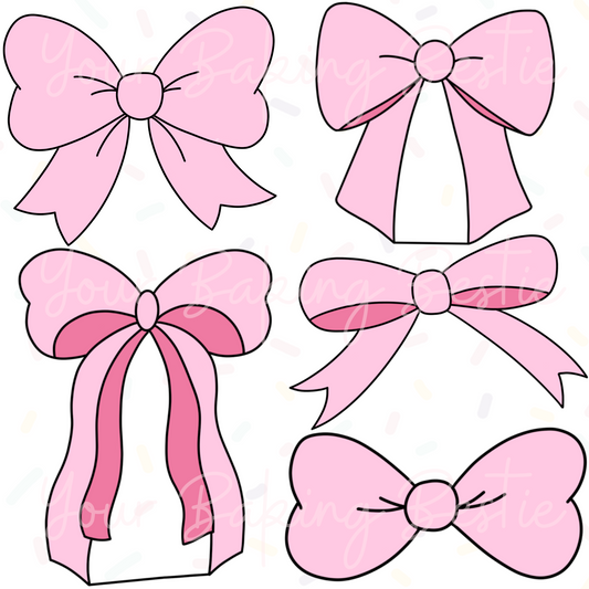 YBB - Bow Bundle (5 cutters) - Cookie Cutter