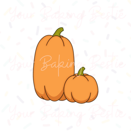 YBB - Double Pumpkin - Cookie Cutter