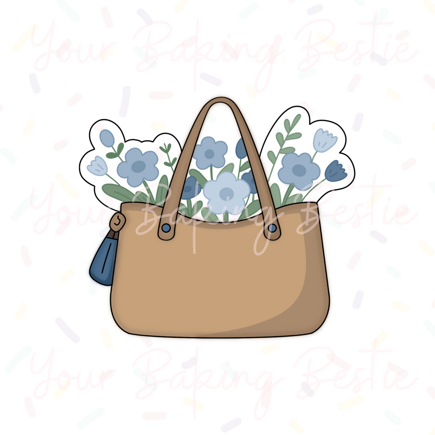 YBB - Floral Purse - Cookie Cutter