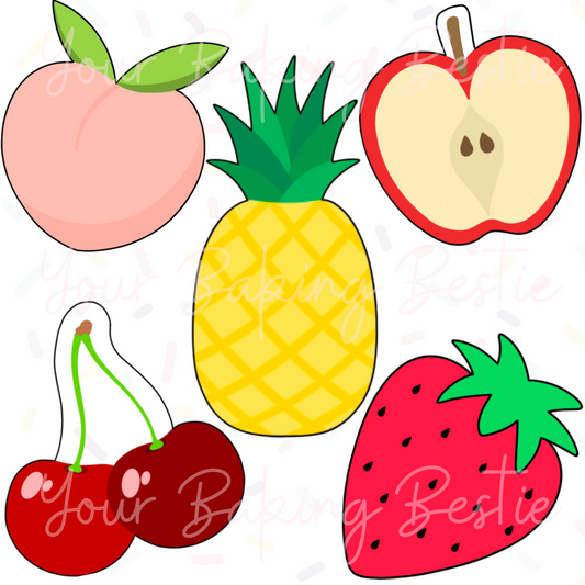 YBB - Fruit Bundle (5 cutters) - Cookie Cutter