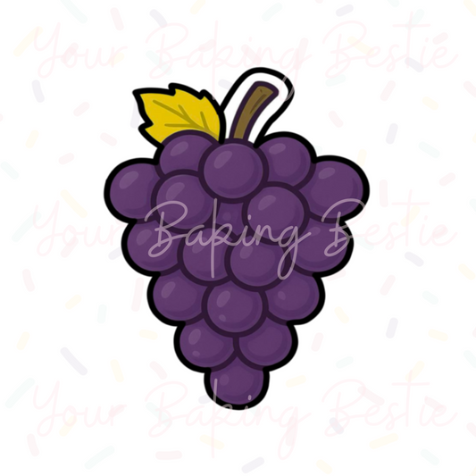 YBB - Grapes - Cookie Cutter