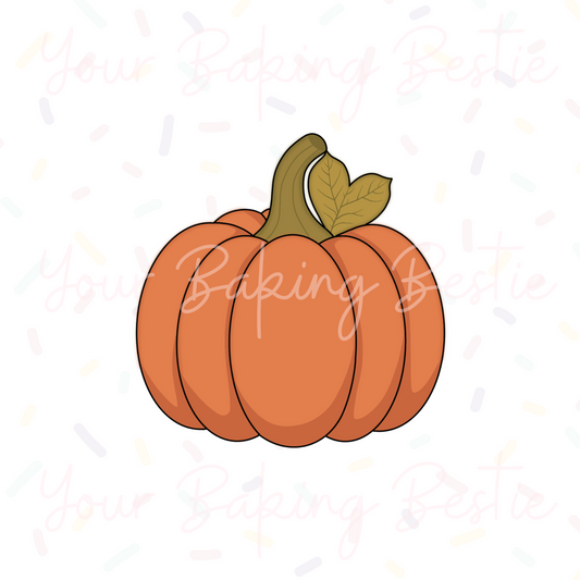 YBB - Heart Leaf Pumpkin  - Cookie Cutter