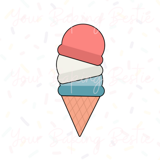 YBB - Ice Cream - Cookie Cutter
