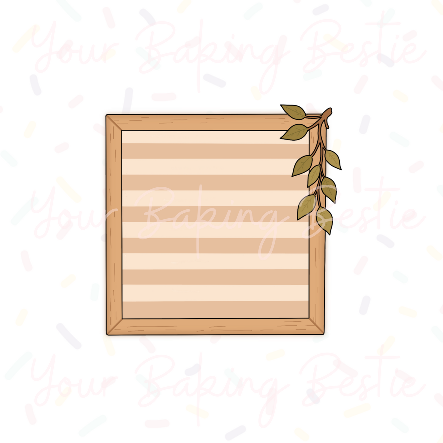 YBB - Leafy Letterboard  - Cookie Cutter