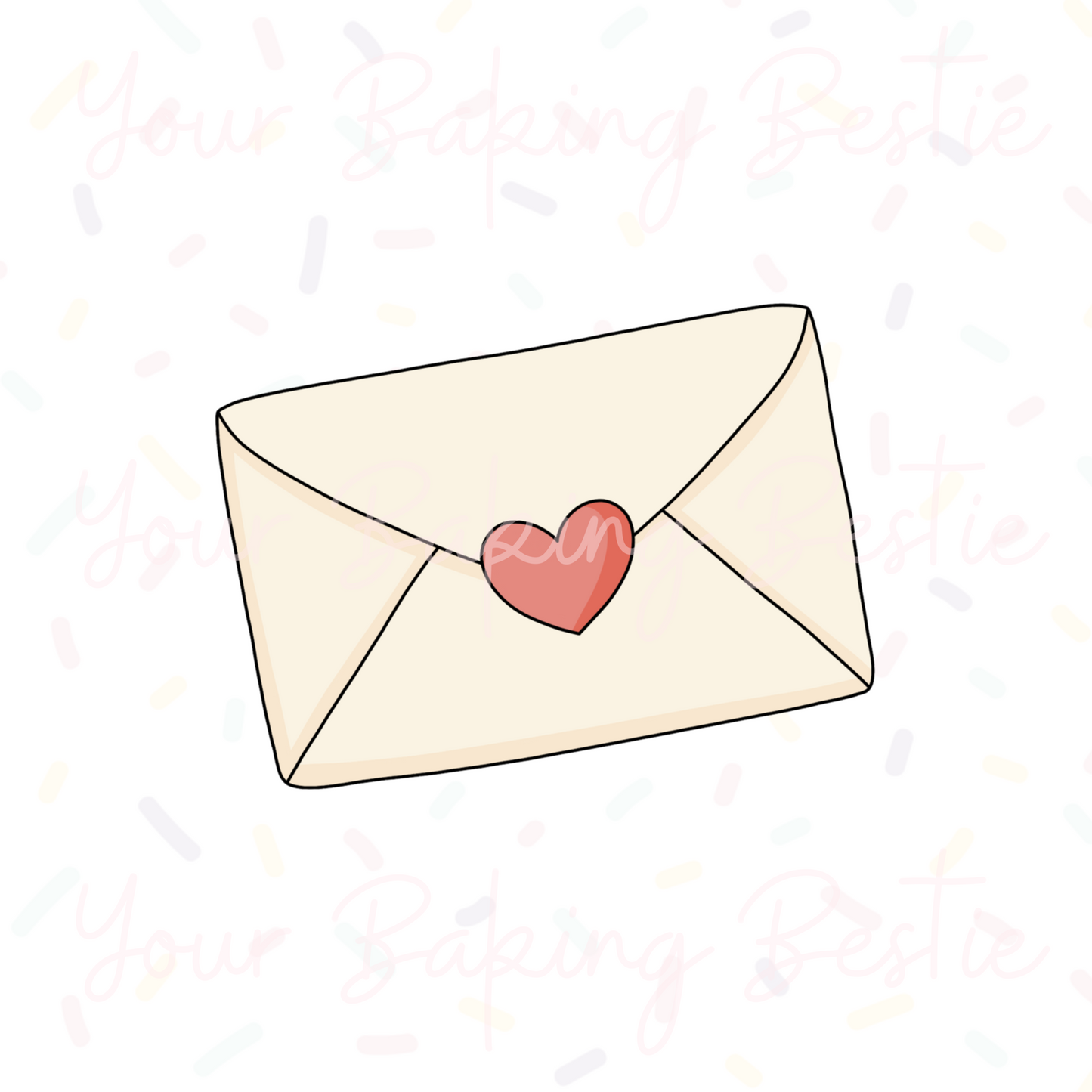 YBB - Love Letter - Cookie Cutter