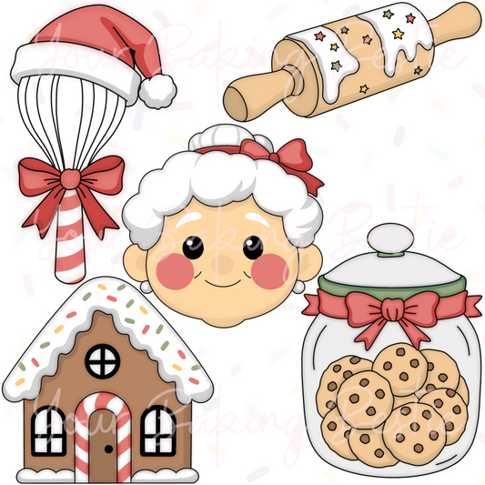 YBB - Mrs Claus Bakery Bundle - Cookie Cutter