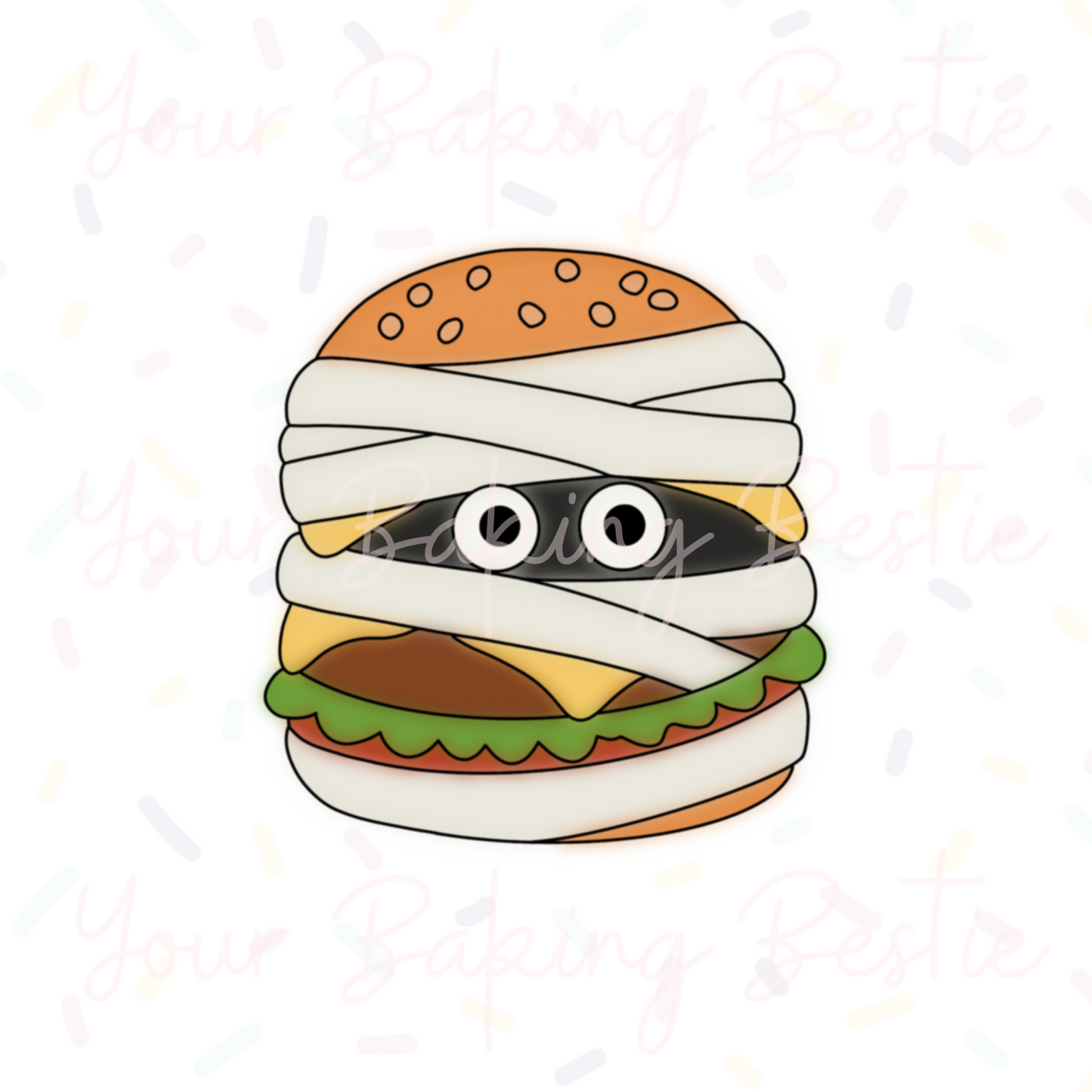 YBB - Mummy Cheeseburger - Cookie Cutter