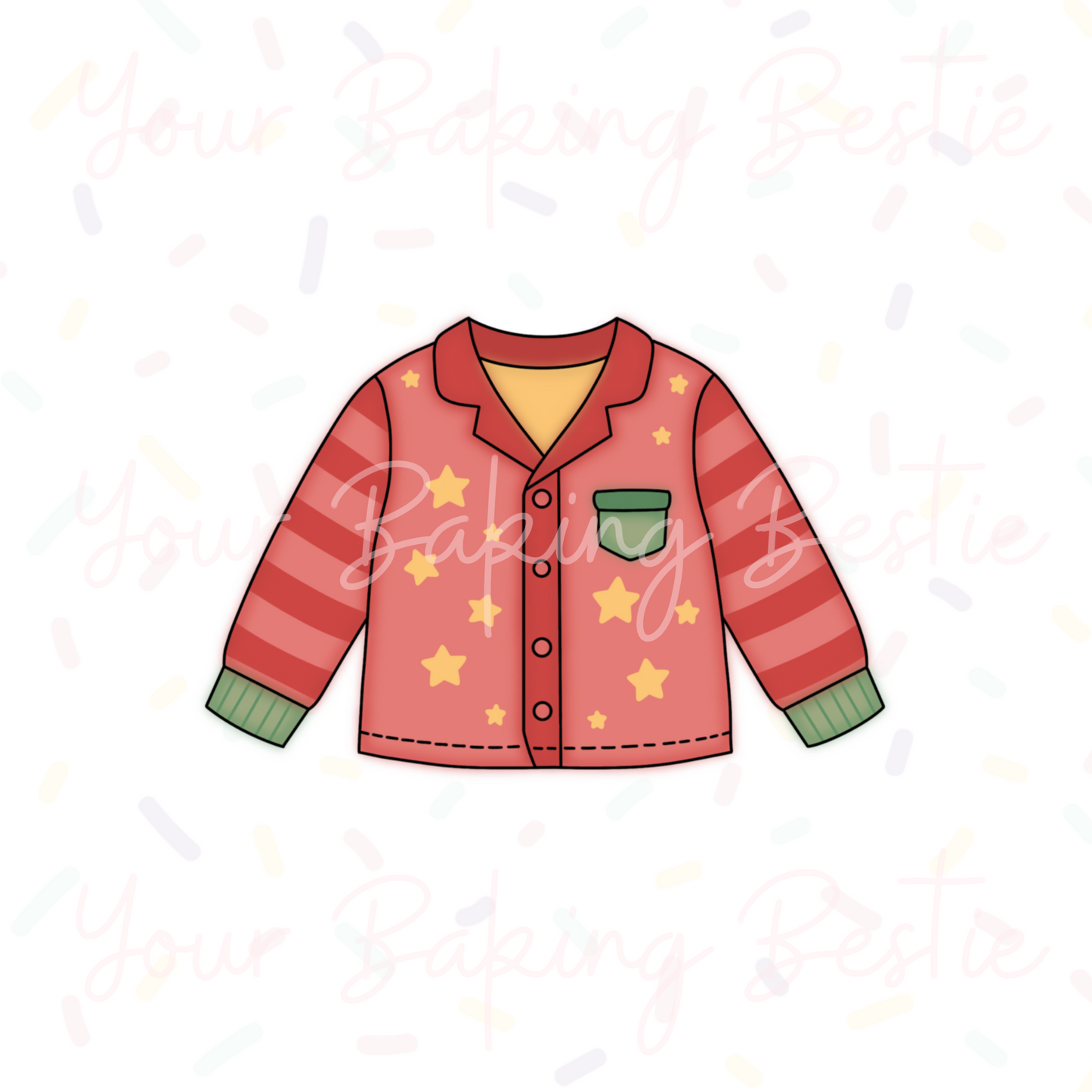 YBB - Pajama Top - Cookie Cutter