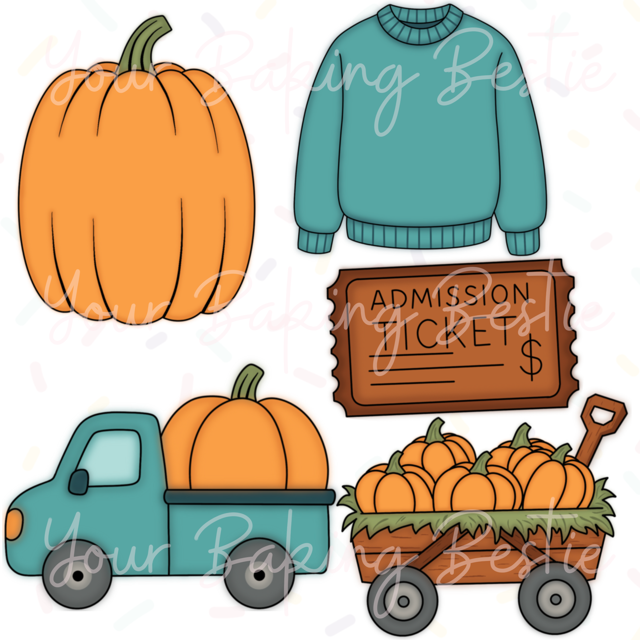 YBB - Pumpkin Patch Bundle - Cookie Cutter – The Cookie Mercantile