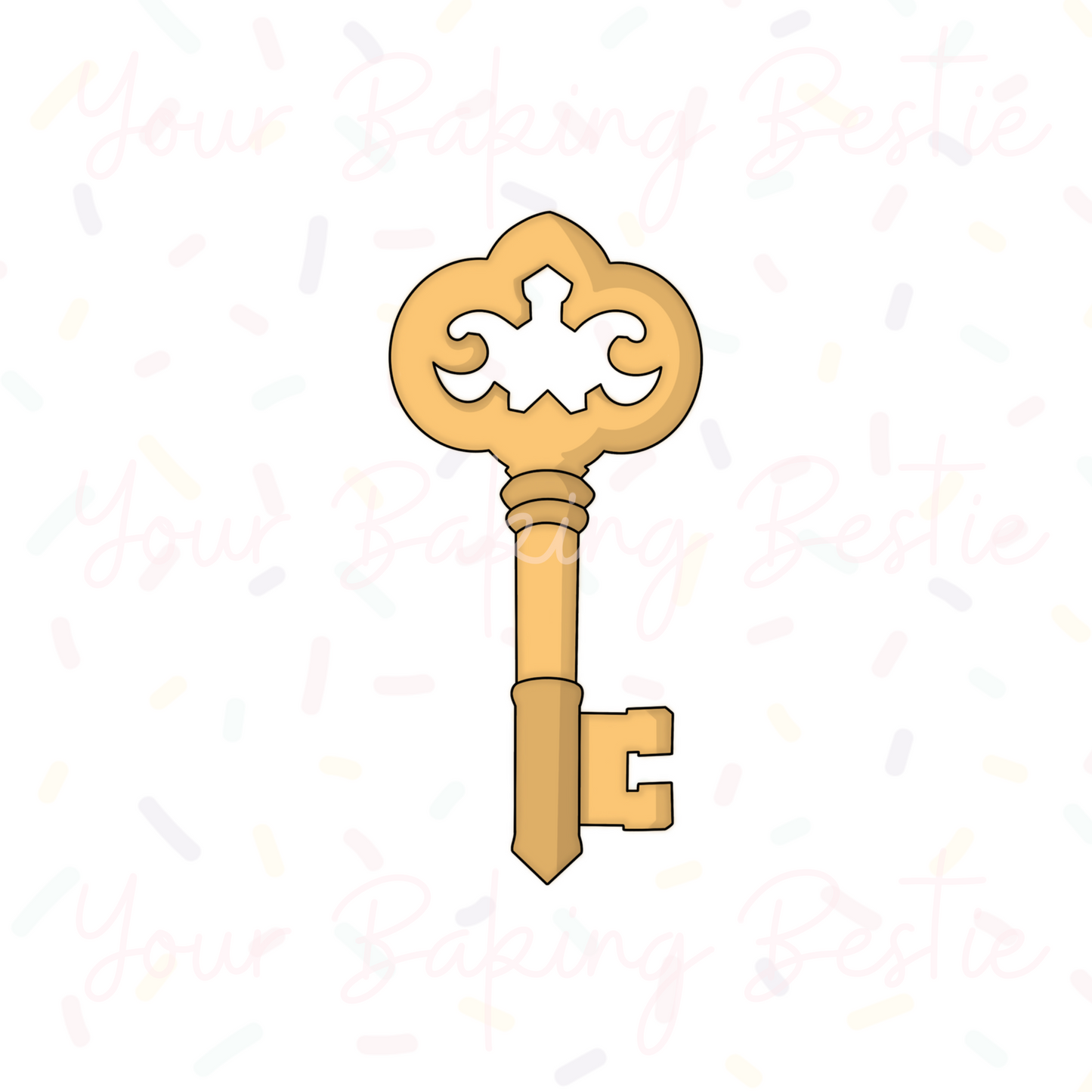 YBB - Traditional Key - Cookie Cutter