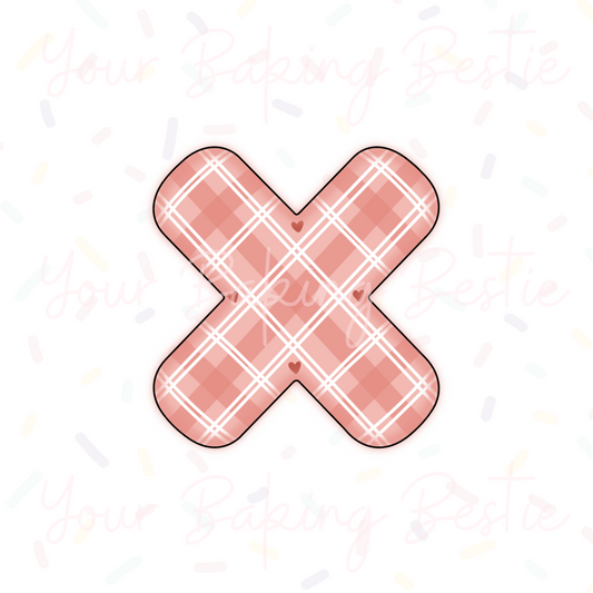 YBB - Valentines Letter X - Cookie Cutter