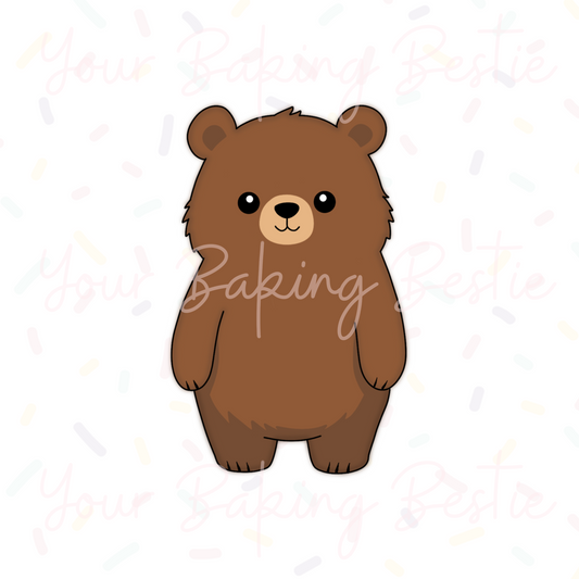YBB - Woodland Bear - Cookie Cutter