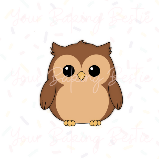 YBB - Woodland Owl - Cookie Cutter