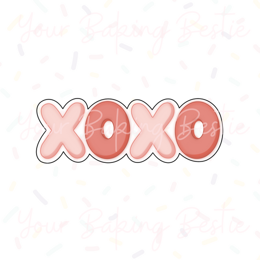 YBB - XOXO Plaque - Cookie Cutter