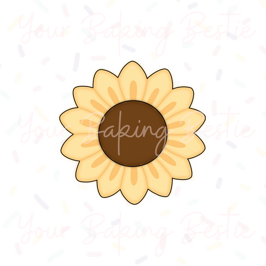 YBB - Sunflower O - Cookie Cutter