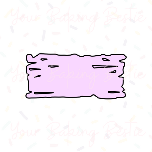 YBB - Rectangle Wood Plaque - Cookie Cutter