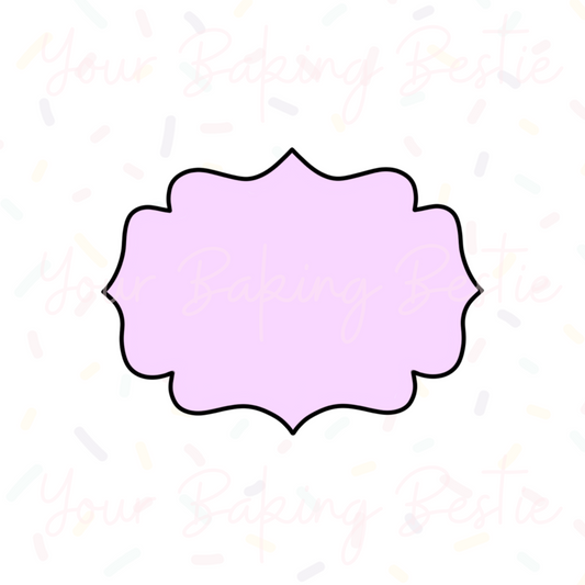 YBB - Simple Plaque C - Cookie Cutter