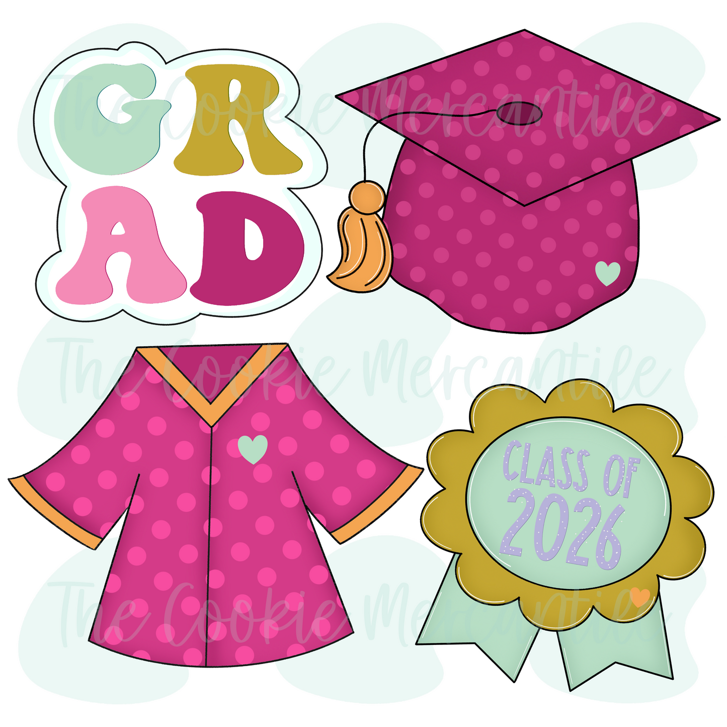 Graduation 2022 Set - Cookie Cutters