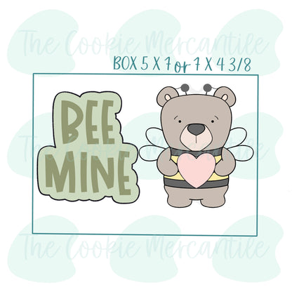 Bee Mine Bear Set - Cookie Cutter