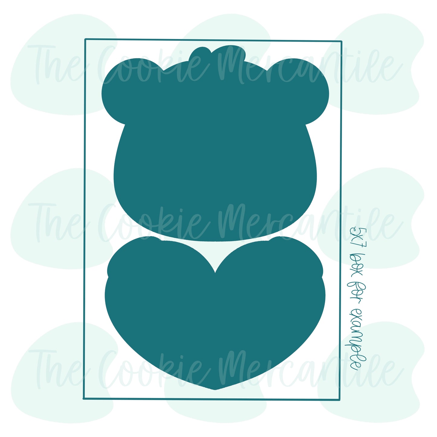 Bear Heart 2 Piece Set [You're the beary best] - Cookie Cutter