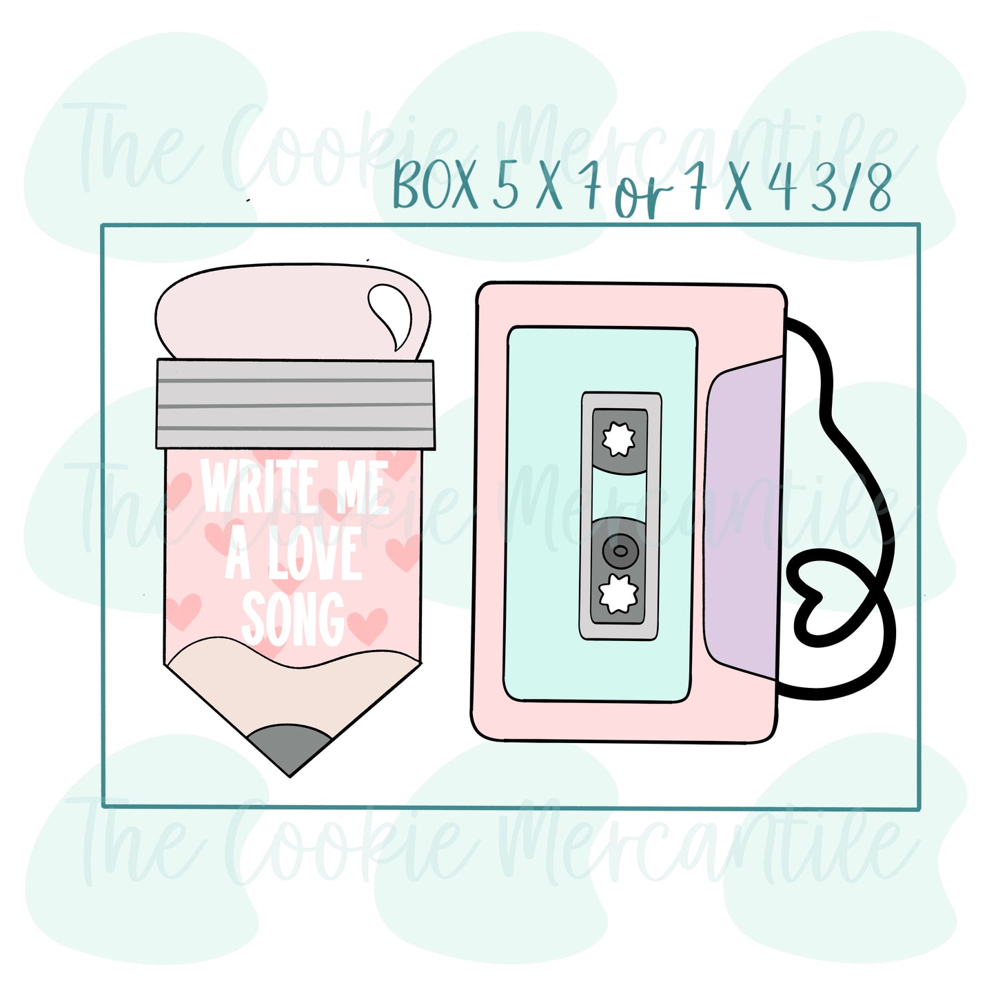 Write Me A Love Song Set - Cookie Cutter