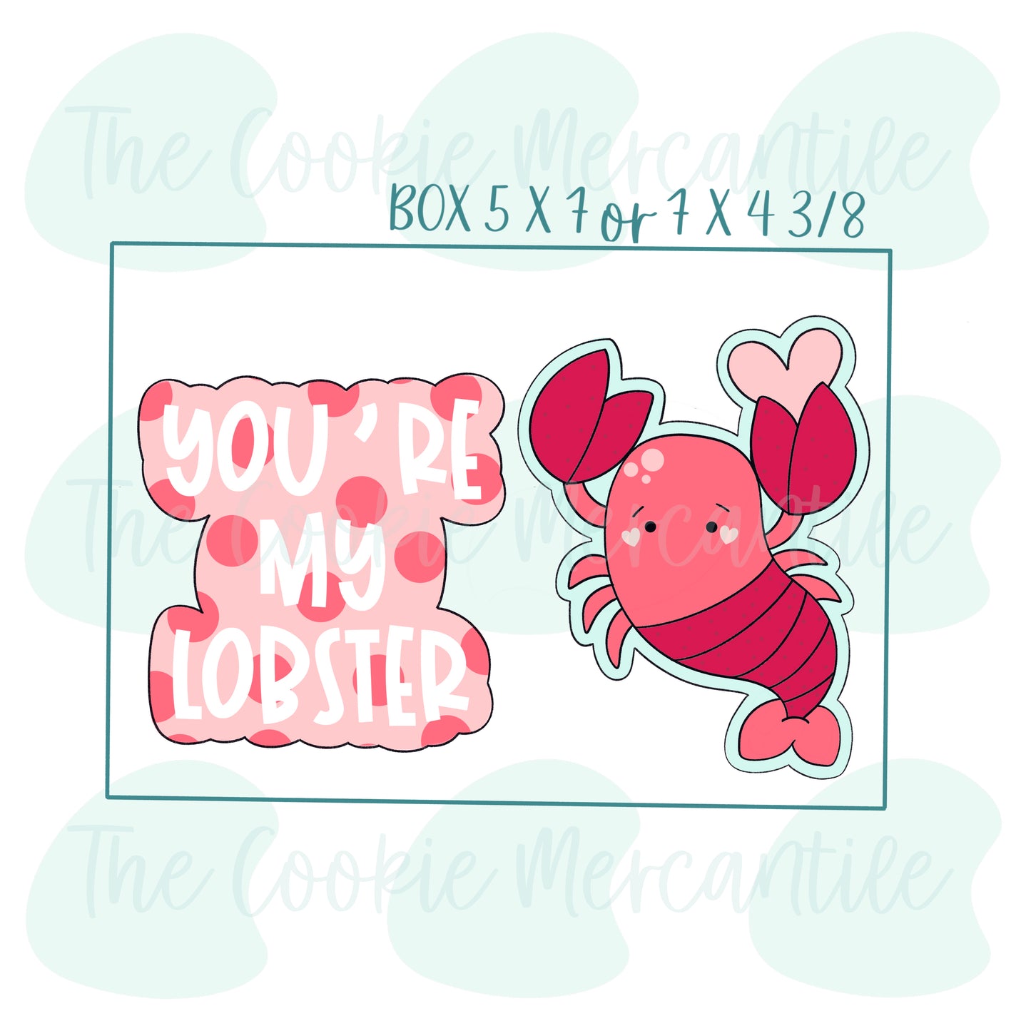 You're My Lobster Set - Cookie Cutter