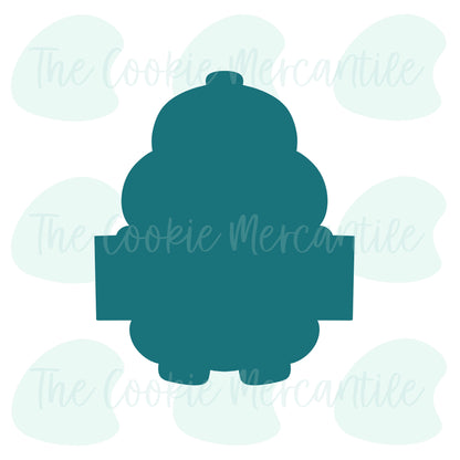 Baseball Lamb Plaque 2025 - Cookie Cutter