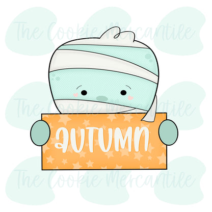 Mummy Name Plaque - Cookie Cutter