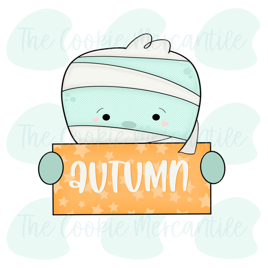 Mummy Name Plaque - Cookie Cutter