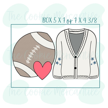 Lover Football & Sweater Set - Cookie Cutter