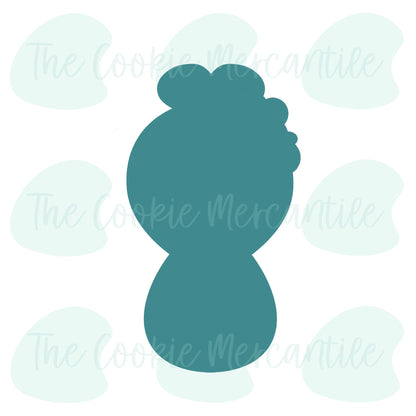 Floral Alien Cutie - Cookie Cutter