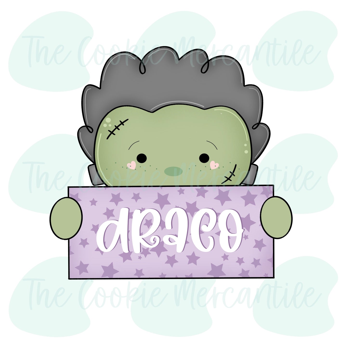 Frankenstein Name Plaque - Cookie Cutter