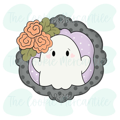 Happy Spirit Floral Frame - Cookie Cutter