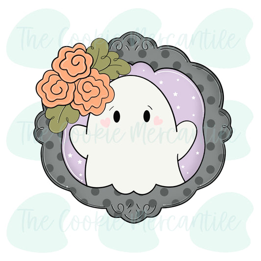 Happy Spirit Floral Frame - Cookie Cutter