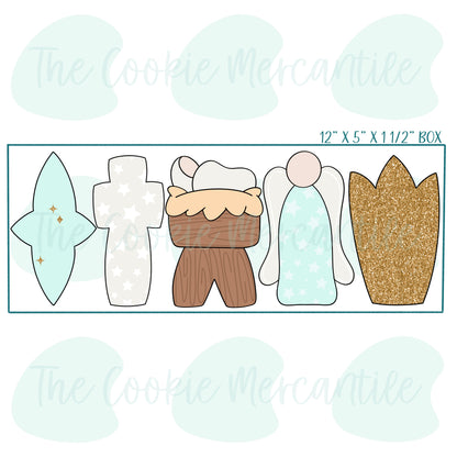 Nativity Stick Set - Cookie Cutter