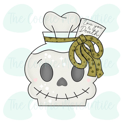 Skull potion bottle 2025 - Cookie Cutter
