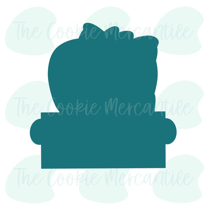 Girly Mummy Name Plaque - Cookie Cutter