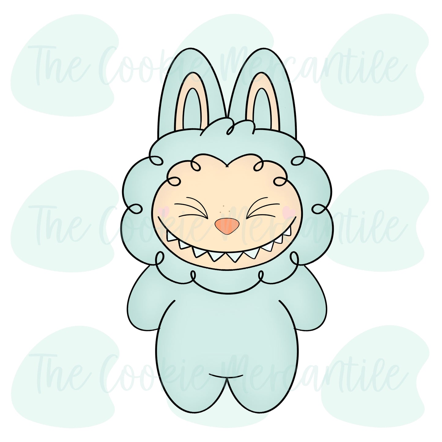 Fluffy Monster Full Body - Cookie Cutter