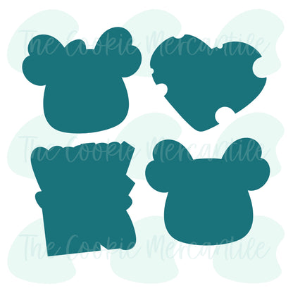 Squeak Hearts Set - Cookie Cutter