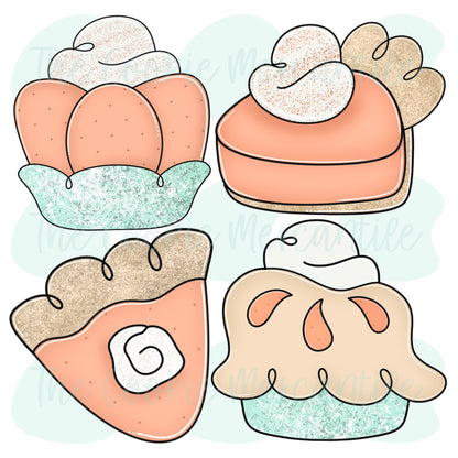 Pumpkin Pie Set - Cookie Cutters