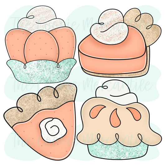 Pumpkin Pie Set - Cookie Cutters