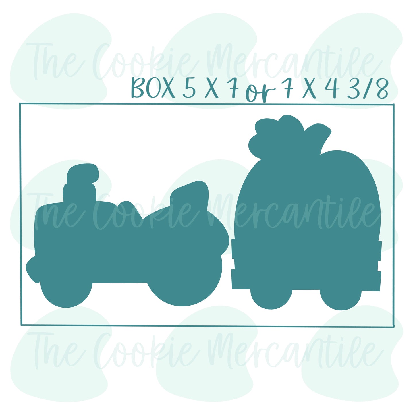 Tractor Hauling Pumpkin  Set - Cookie Cutter