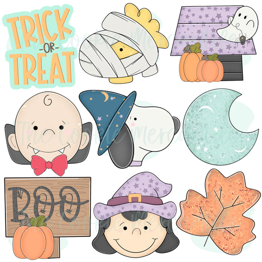 Spooky Peanuts 9 Piece Set - Cookie Cutters