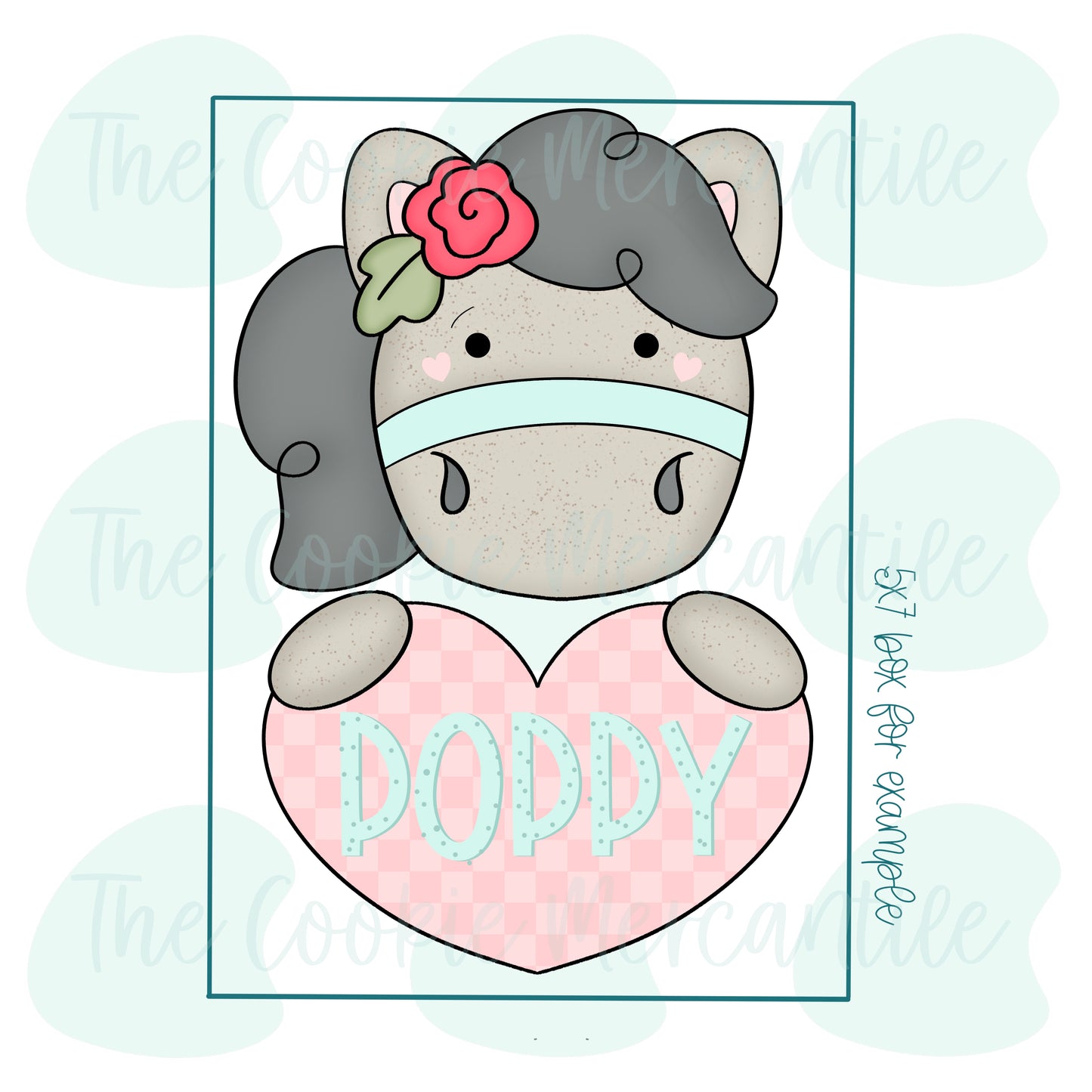 Pony Heart 2 Piece Set [You're my mane friend] - Cookie Cutter