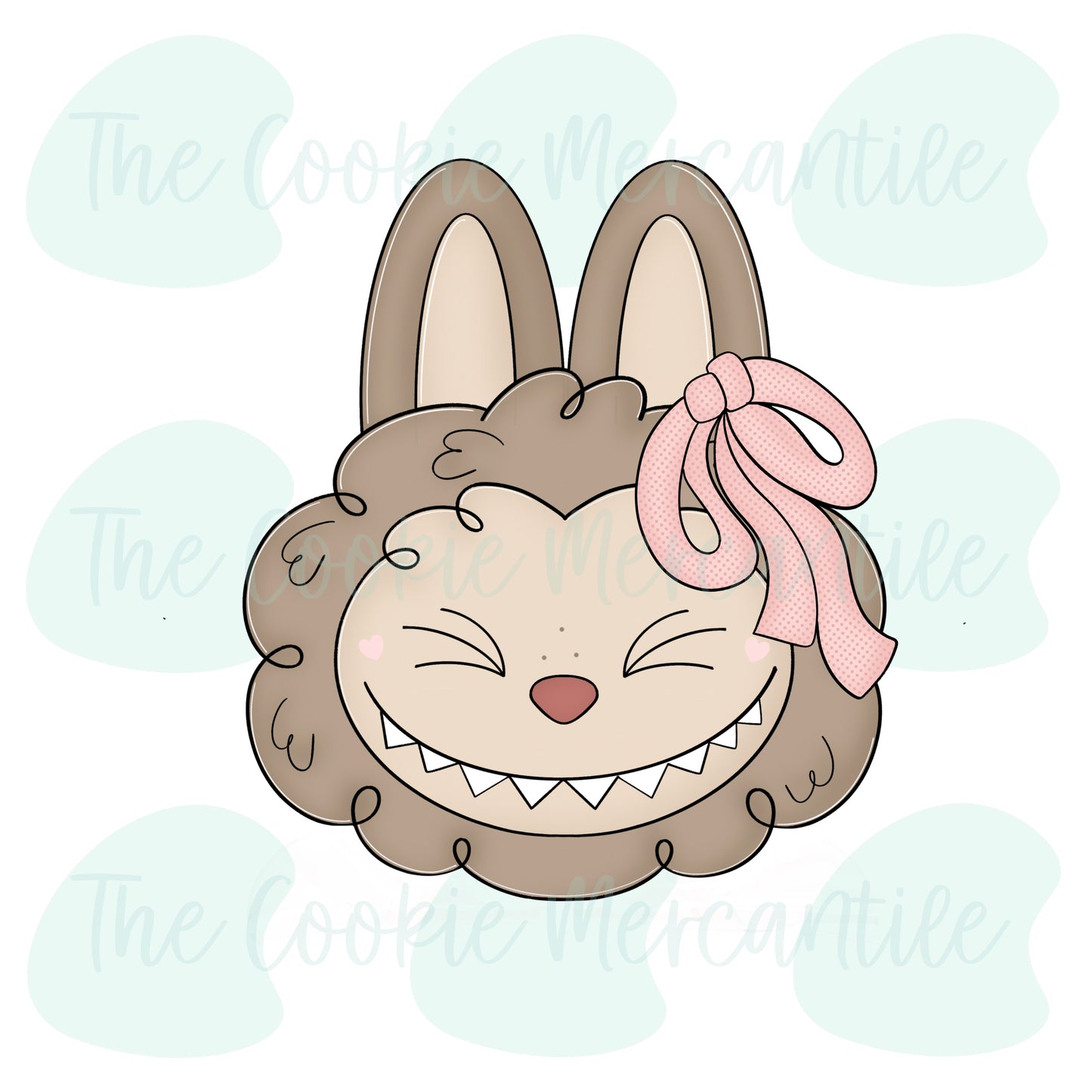 Coquette Fluffy Monster - Cookie Cutter